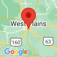 Map of West Plains, MO US